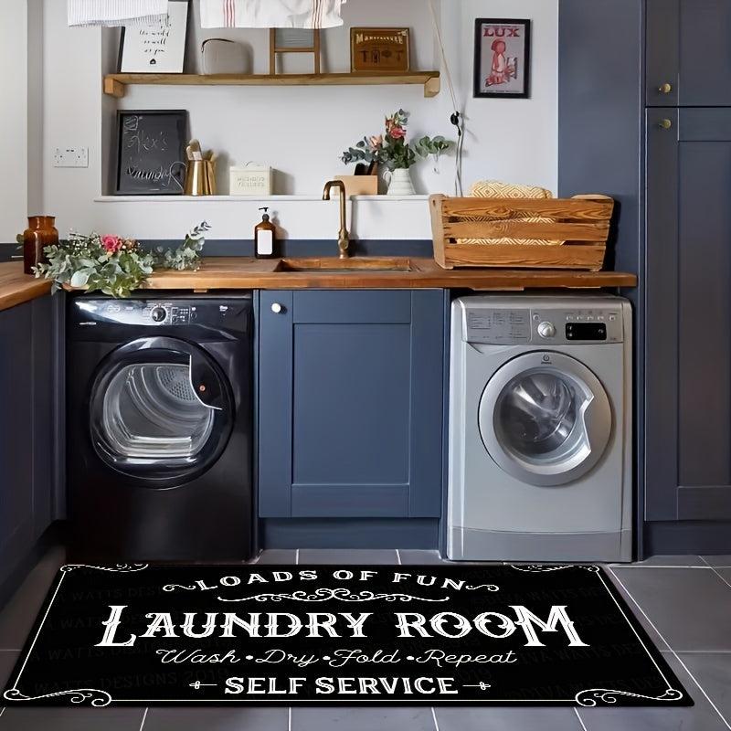 Halloween Laundry Room Runner Rug Non Skid Polyester