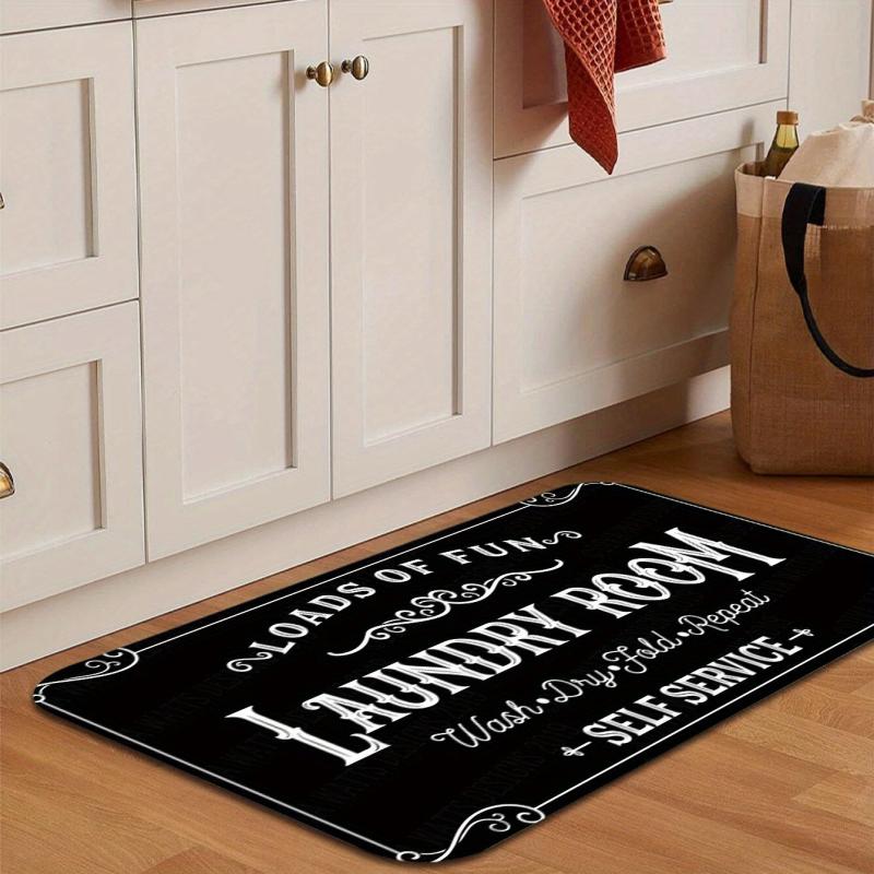Halloween Laundry Room Runner Rug Non Skid Polyester