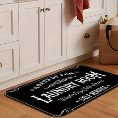 Halloween Laundry Room Runner Rug Non Skid Polyester