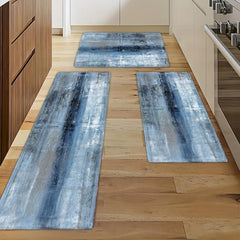 Non Slip Waterproof Kitchen Mat Set Soft and Thickened Abstract Rug