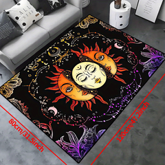 Sun Goddess Non-slip Resistant Rug for Living Room Bedroom Nursery