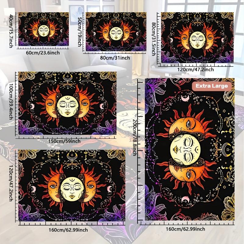 Sun Goddess Non-slip Resistant Rug for Living Room Bedroom Nursery