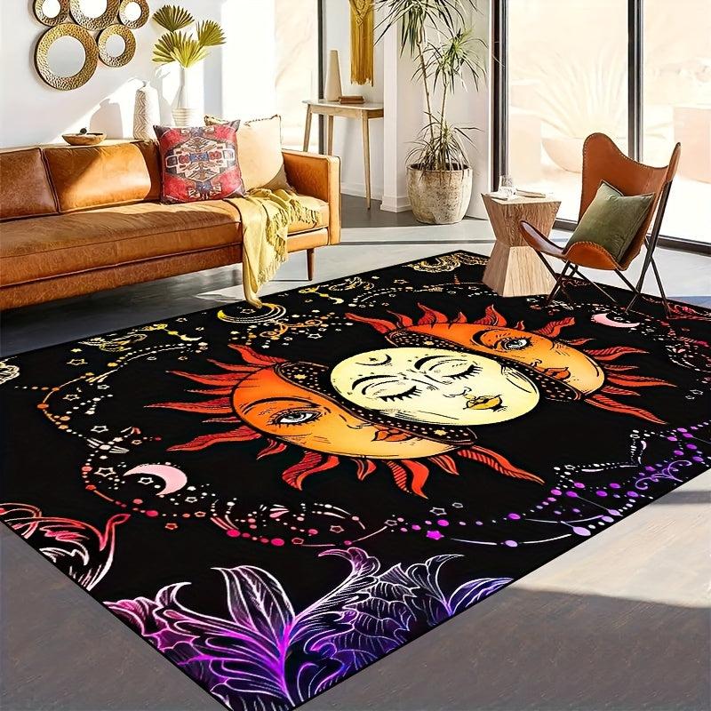 Sun Goddess Non-slip Resistant Rug for Living Room Bedroom Nursery