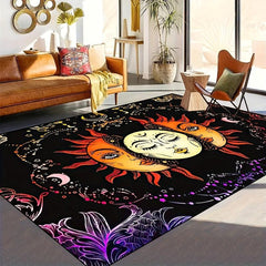 Sun Goddess Non-slip Resistant Rug for Living Room Bedroom Nursery