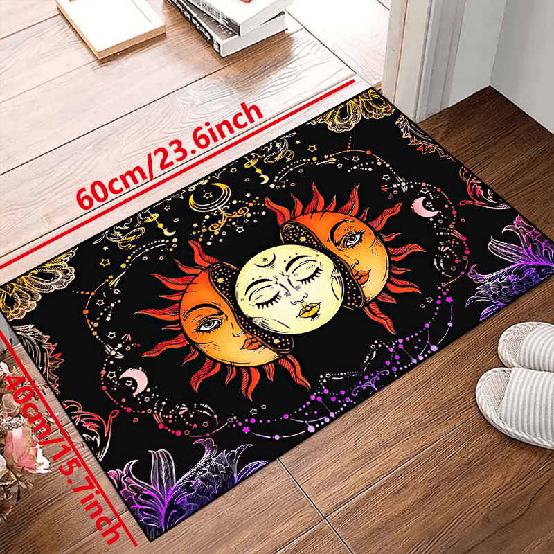 Sun Goddess Non-slip Resistant Rug for Living Room Bedroom Nursery
