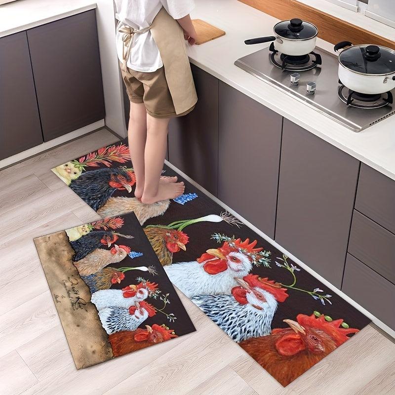 Non Slip Thick Floor Mat Kitchen Living Bathroom Waterproof