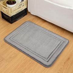 Absorbent Memory Sponge Floor Mat Soft Quick Dry Machine Washable Skin Friendly
