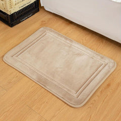 Absorbent Memory Sponge Floor Mat Soft Quick Dry Machine Washable Skin Friendly
