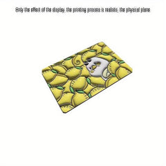 3D Diatom Mud Bath Mat Fruit Non Slip Bathroom Rug Ultra Soft Water Absorbent
