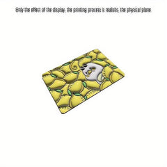 3D Diatom Mud Bath Mat Fruit Non Slip Bathroom Rug Ultra Soft Water Absorbent