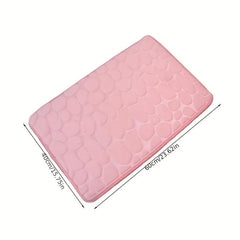 Absorbent Floor Mat Pebble Embossed 3D Doormat