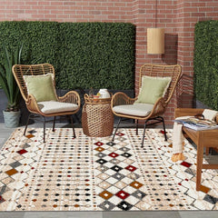 Nordic Style Geometric Kitchen Rug Soft Thickened Floor Mat Non-slip