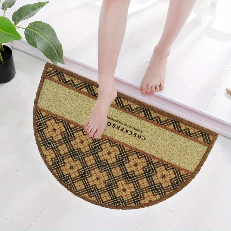 Silk Ring Door Mats Cat Bathroom Anti-Skid Rug Waterproof Doormat