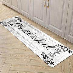 Soft Absorbent Bathroom Rug Letter Carpet Mat Waterproof Mat