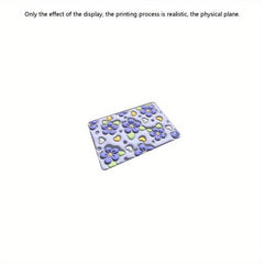 3D Diatom Mud Bath Mat Flowers Non Slip Bathroom Rug