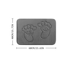 Soft Memory Foam Bath Rug Non Slip Machine Washable