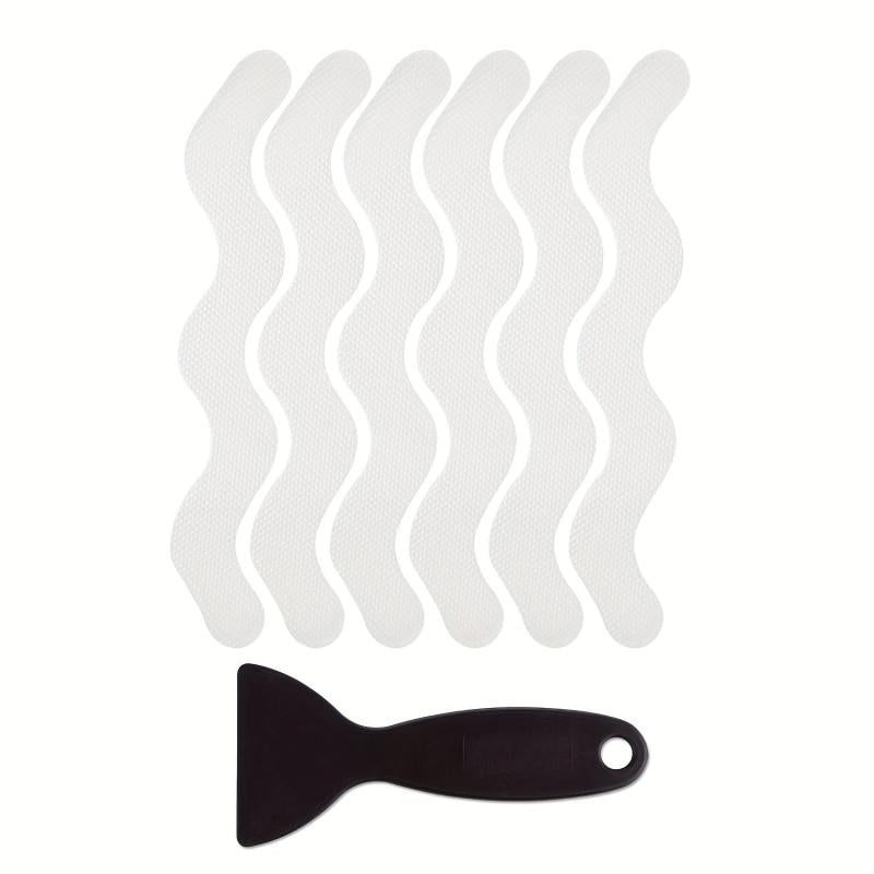 12pcs Clear Non-slip Stickers for Bathroom Safety
