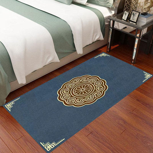 Soft Vintage Shaggy Area Rug Anti-fatigue Non-slip Carpet