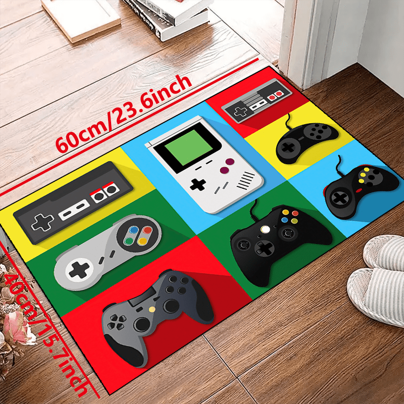Gaming Room Decor Rug Video Gamer Area Non-slip
