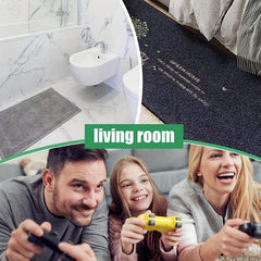16pcs Non Slip Rug Grippers Double Sided Tape Rubber Corners Hold Down Stays