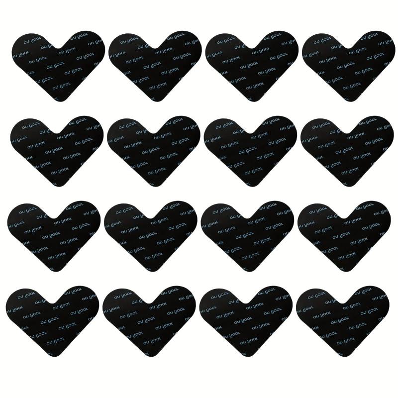 16pcs Non Slip Rug Grippers Double Sided Tape Rubber Corners Hold Down Stays