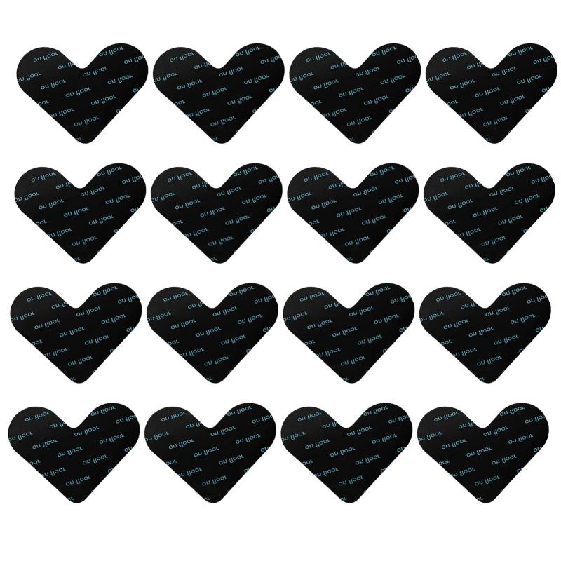 16pcs Non Slip Rug Grippers Double Sided Tape Rubber Corners Hold Down Stays