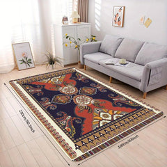 Persian Anti-fatigue Kitchen Rug Vintage Area Rug Soft Faux Sheepskin Floor Mat