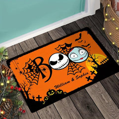 Halloween Entrance Carpet Mat Polyester Absorbent Bath Laundry Floor Mat