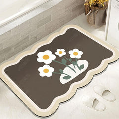 1pc Water Absorbing Anti-skid Bathroom Floor Mat