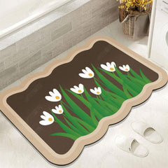 1pc Water Absorbing Anti-skid Bathroom Floor Mat