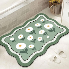 1pc Water Absorbing Anti-skid Bathroom Floor Mat