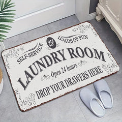 Waterproof Non Slip Laundry Room Rug Machine Washable Carpet