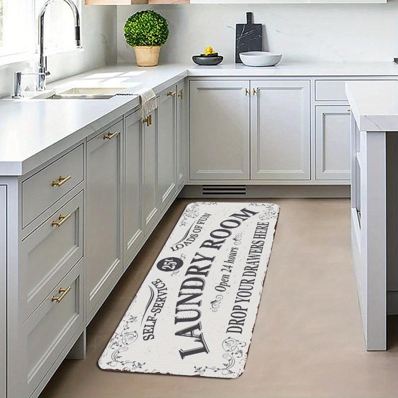 Waterproof Non Slip Laundry Room Rug Machine Washable Carpet
