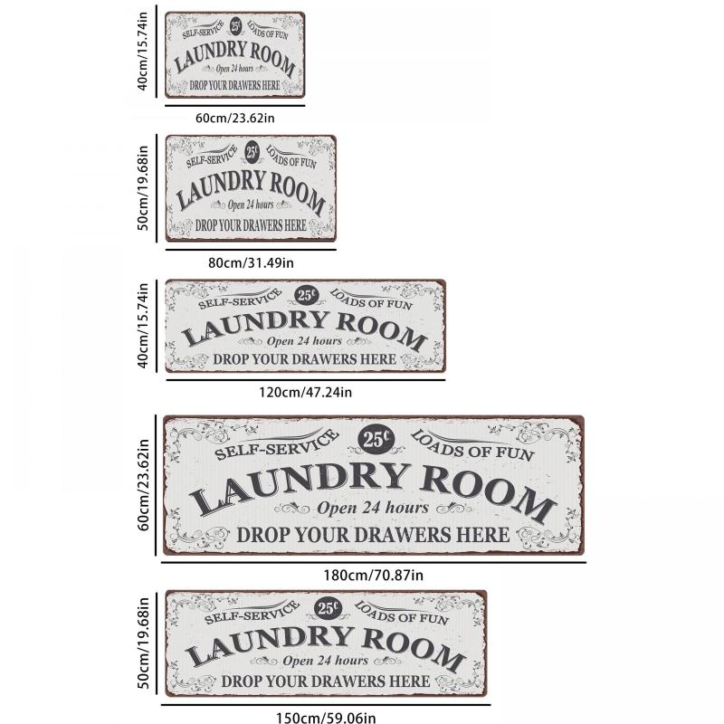 Waterproof Non Slip Laundry Room Rug Machine Washable Carpet