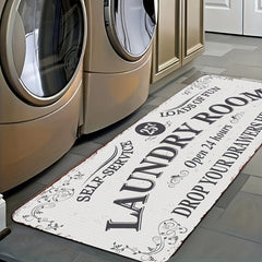 Waterproof Non Slip Laundry Room Rug Machine Washable Carpet