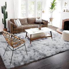 Tie Dye Plush Rug Soft Indoor Modern Plush Rug Living Room Home Decor