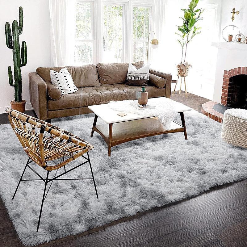 Tie Dye Plush Rug Soft Indoor Modern Plush Rug Living Room Home Decor