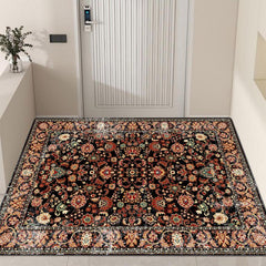 Persian Anti-fatigue Kitchen Mat Vintage Boho Anti-Slip Balcon Polyester Carpet