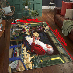 Christmas Party Rug for Living Room Decoration