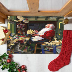 Christmas Party Rug for Living Room Decoration