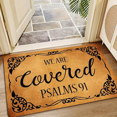 Funny Front Door Welcome Mat Non-Slip Rubber Doormat for Home Indoor Farmhouse