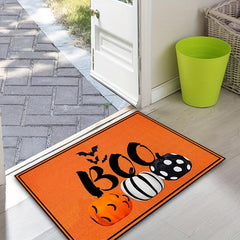 Halloween Cucurbit Rug Pattern Non Slip Polyester Indoor Carpet