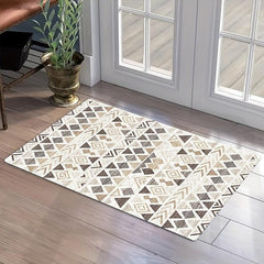 Geometric Printed Floor Mat Non Slip Carpet for Home Decor