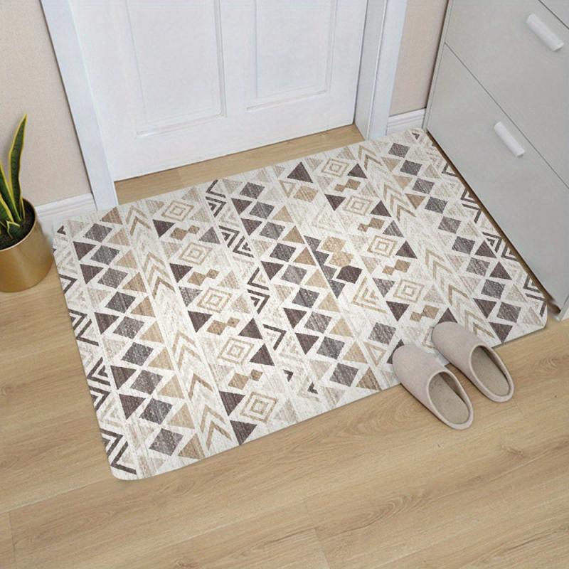 Geometric Printed Floor Mat Non Slip Carpet for Home Decor