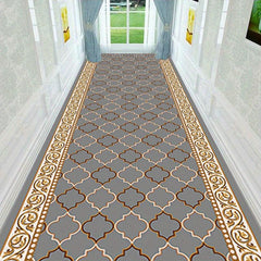 Soft Geometric Print Indoor Carpet, Non Slip, for Hallways and Entrances
