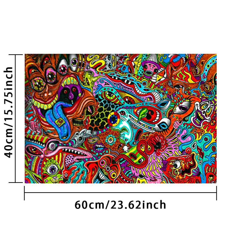 3D Illusion Carpet Printing Carpet 59x40in Living Room Bedroom Decor