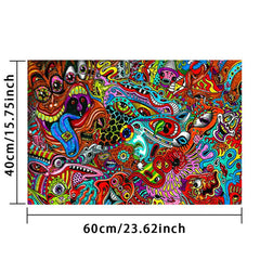 3D Illusion Carpet Printing Carpet 59x40in Living Room Bedroom Decor