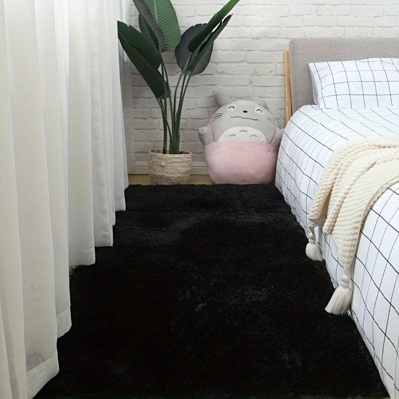 Soft Shag Area Rug for Home Decor Washable Girls Carpet