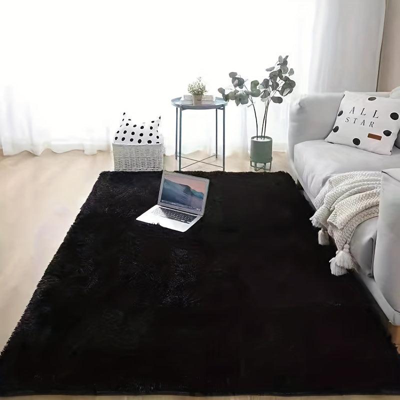 Soft Shag Area Rug for Home Decor Washable Girls Carpet