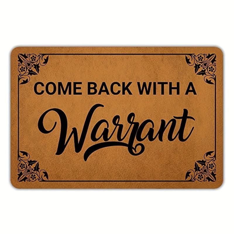 Non Slip Welcome Mat Indoor Outdoor Funny Farmhouse Front Door Decor